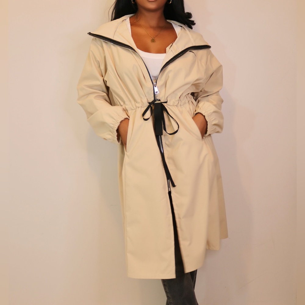 Cream Rainy Day Jacket
